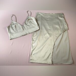 Blue Blush Cream Top